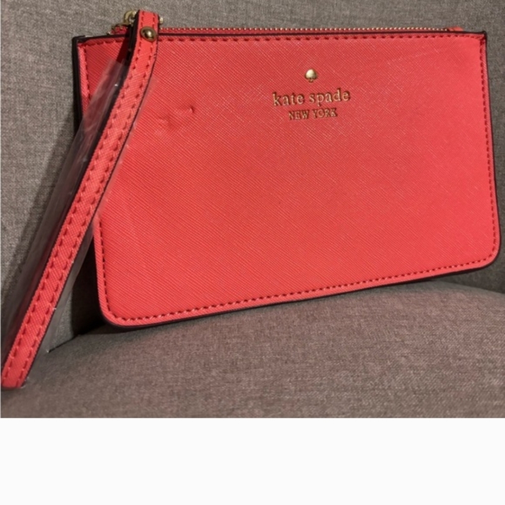 kate spade Coral Wristlet